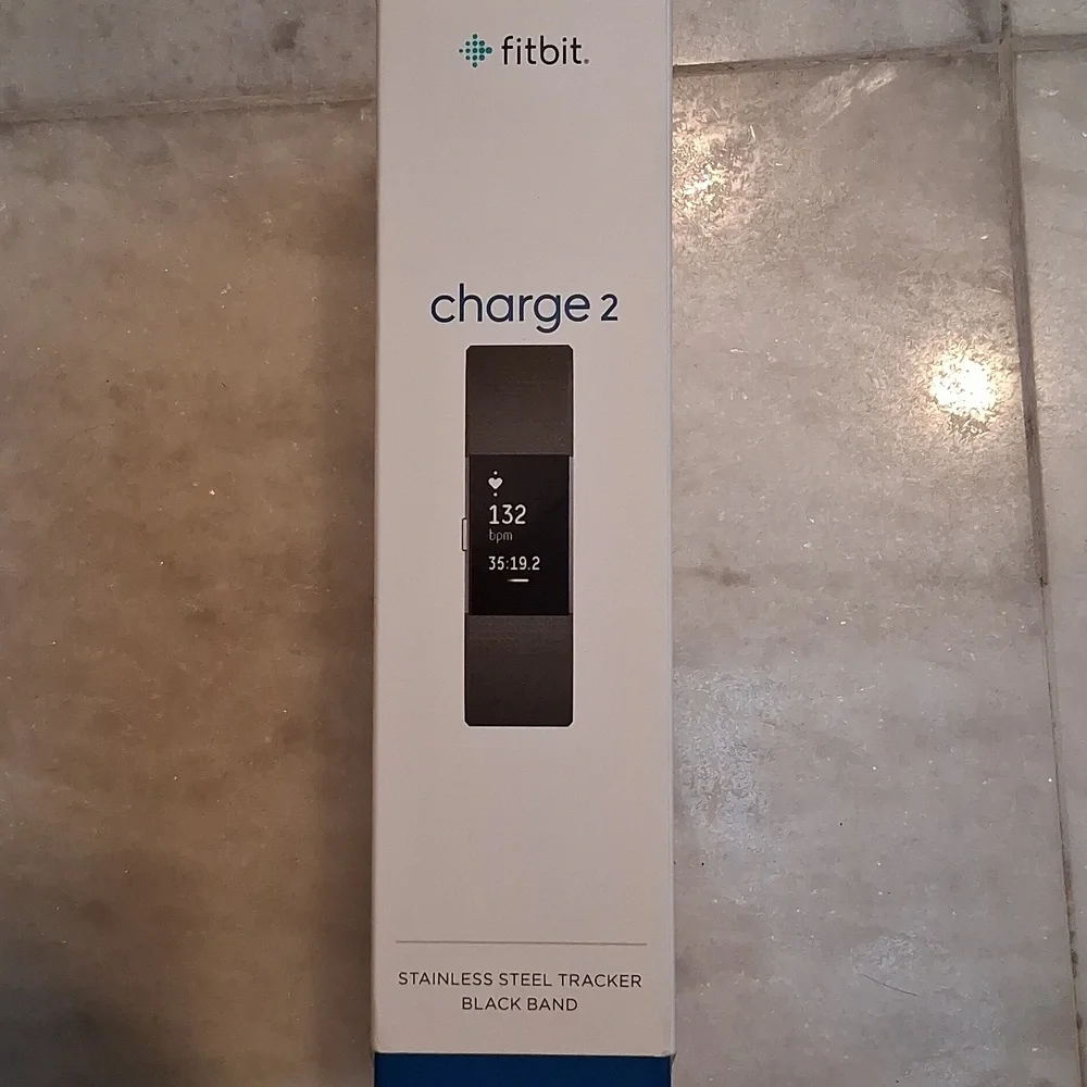 Fitbit Charge 2 Black Fitness Wristband Large